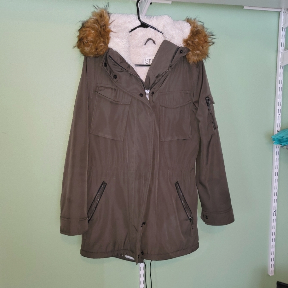 Green Winter Coat
